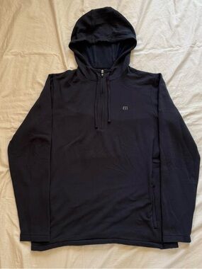 Travis Mathew golf pullover fleece 1/4 zip hoodie Men’s L